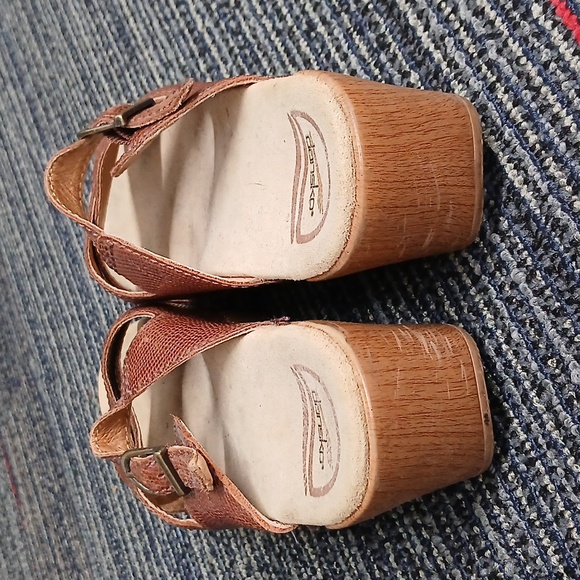 Dansko Sela Brown Leather Sandals 39 - Picture 4 of 6